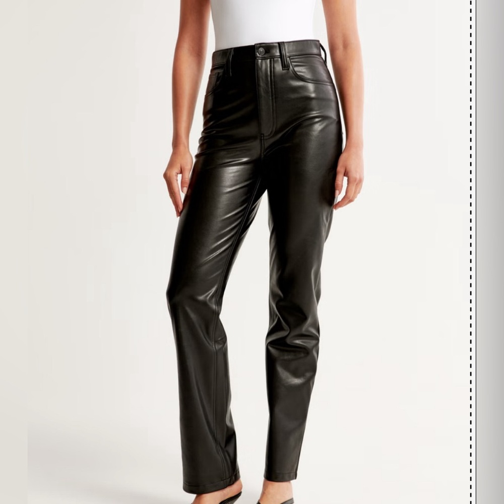 Vegan Leather Abercrombie Pant.